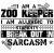 I Am A Zoo Keeper T shirt,