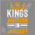 Kings are born in January-01.