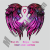 Faith hope love breast cancer awareness pink wings back T-Shirt.