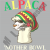 Alpaca Nother Bowl Weed Smoking Llama Cannabis Leaf Stoner T-Shirt.